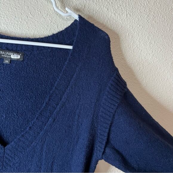 Central Park West Navy Blue Holmes Knit Jumpsuit XS - Picture 6 of 15